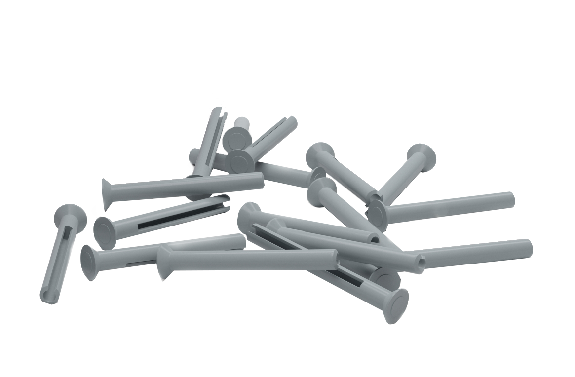 Polimerinis garso nepraleidžiantis plastikinis kaištis