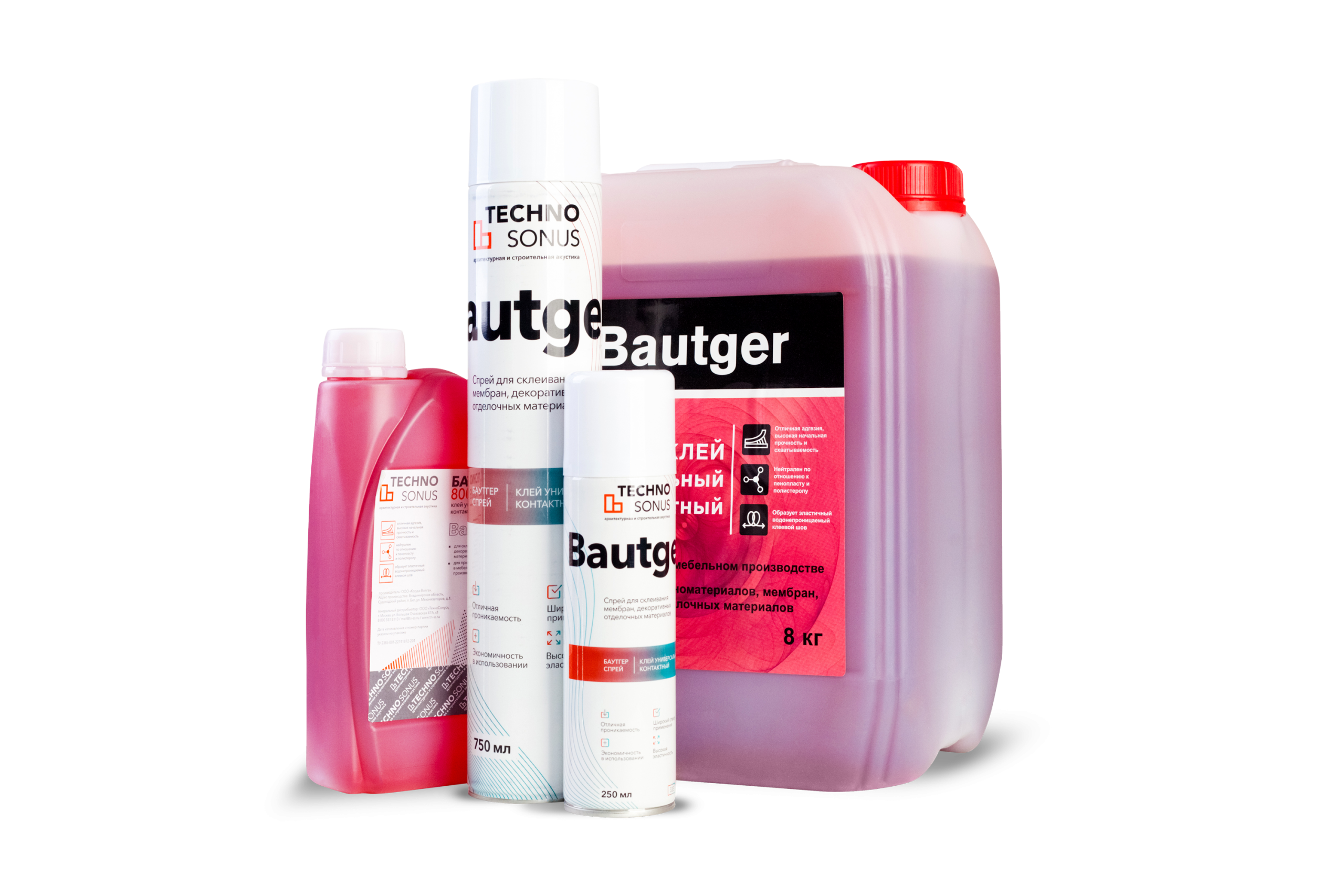 Universalūs klijai „Bautger“ (aerozolinė pakuotė – 250 ml.). - Image 2