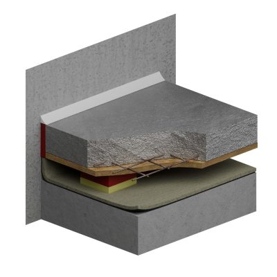 Grindų garso izoliacijos sprendinys GD FLOOR BALANCE B